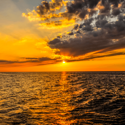 Sunset at the beach